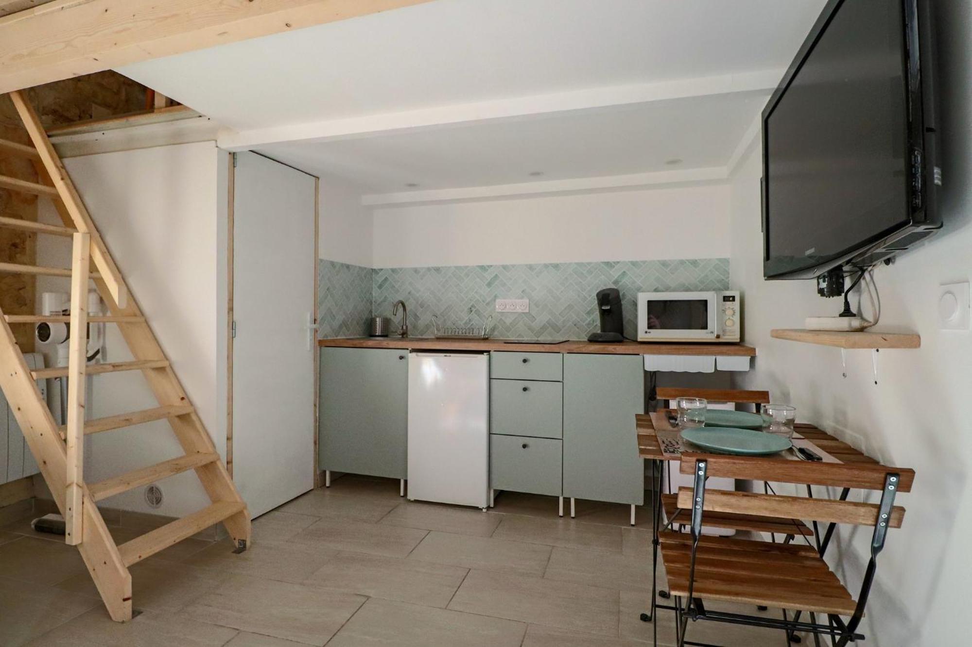 Studio Climatise Mezzanine Avec Parking Montpellier Exterior foto